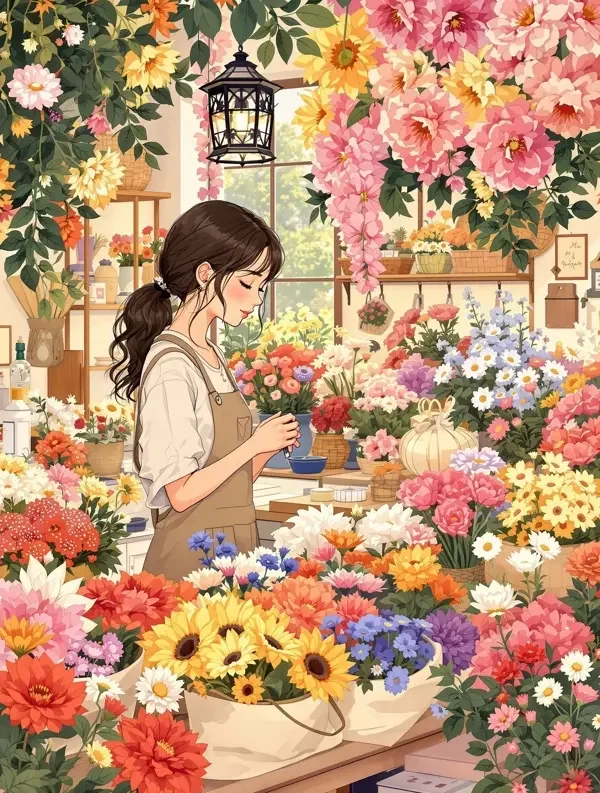 花店少女